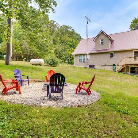 Modern Eckerty Home With Deck On Patoka Lake! Taswell Kültér fotó