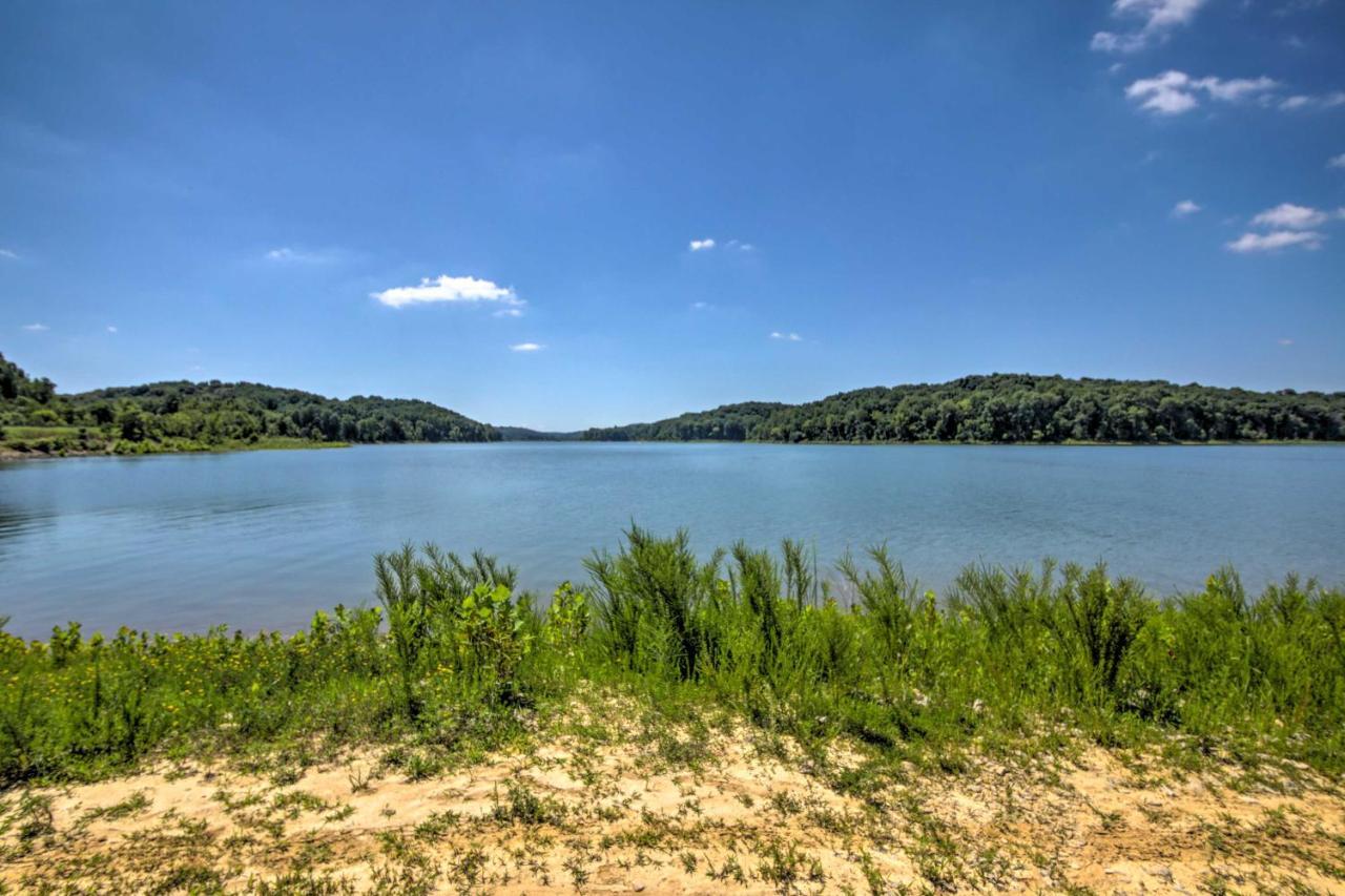 Modern Eckerty Home With Deck On Patoka Lake! Taswell Kültér fotó